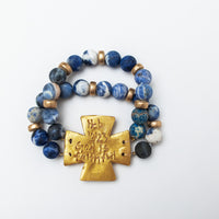 Blue Sodalite with Anna Cross