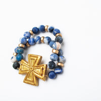 Blue Sodalite with Anna Cross