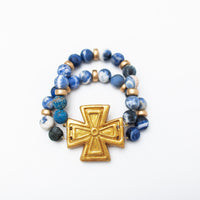 Blue Sodalite with Anna Cross