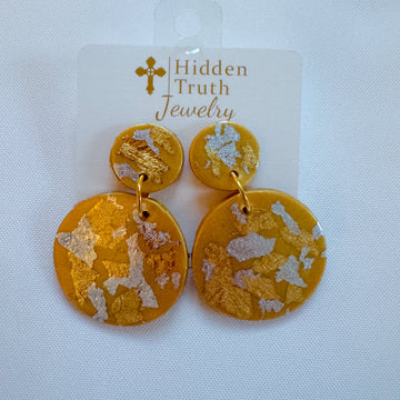 Silver & Gold foil Dangles