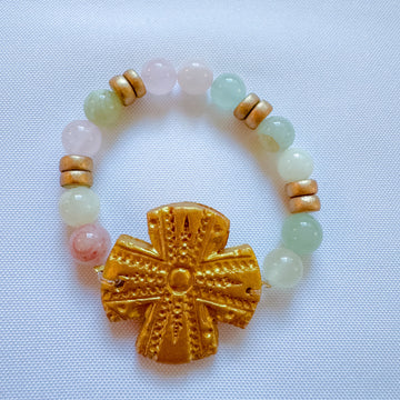 Multi Pastel Jade with Rachel Bracelet