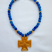 Blue African Glass with Anna Cross