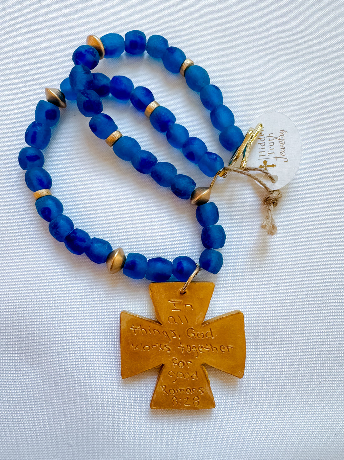 Blue African Glass with Anna Cross