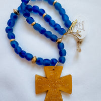 Blue African Glass with Anna Cross