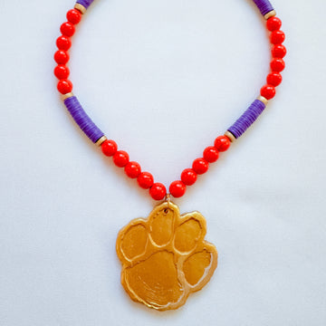 Orange & Purple with Paw - Phil 4:13