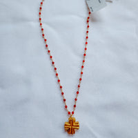 18" Orange Chain with Julia