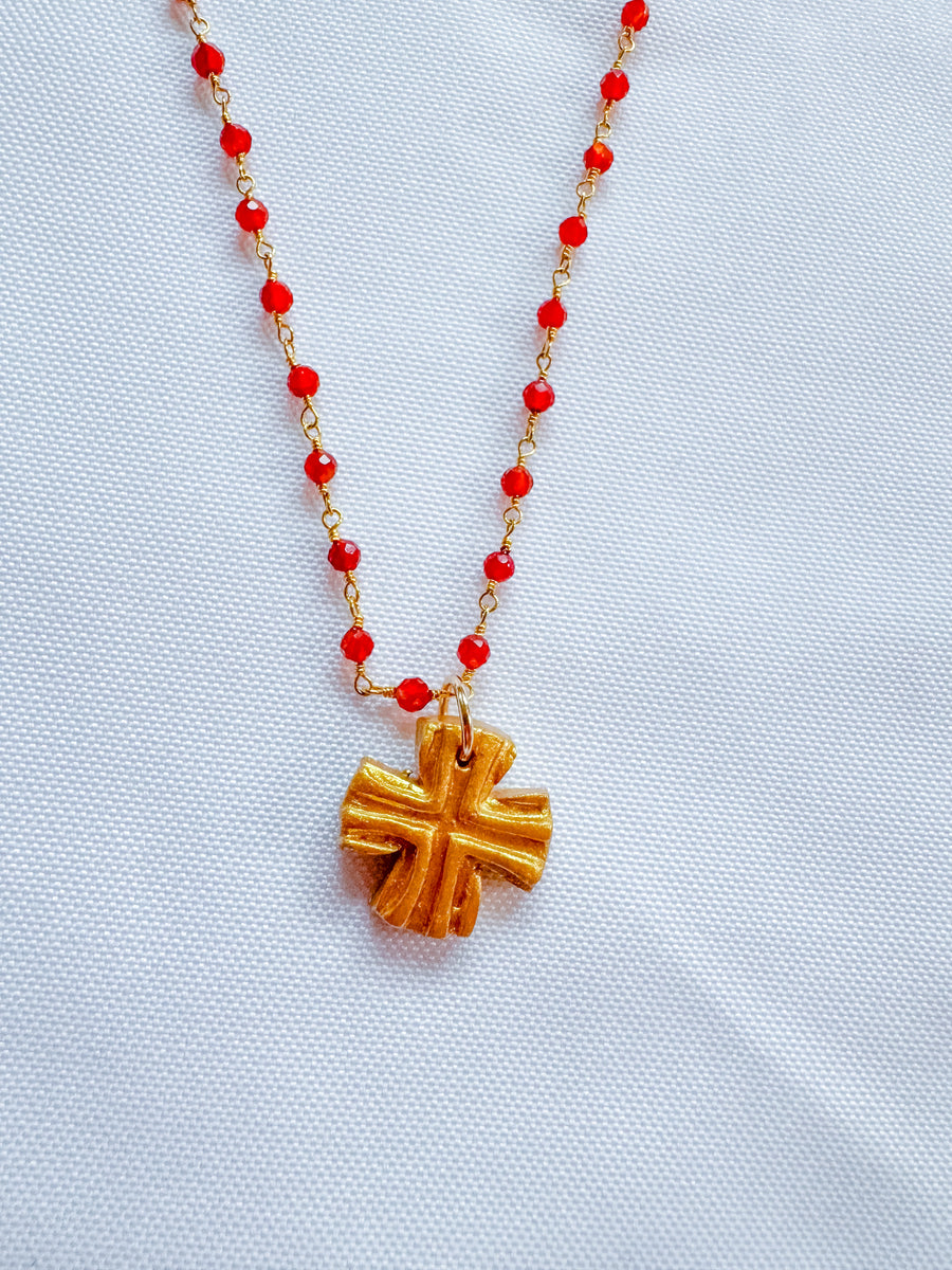 18" Orange Chain with Julia