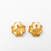 Tiny Gardenia Studs- Purple