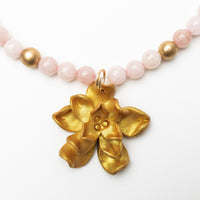 Light Pink Jade with Camellia Blossom