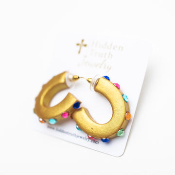 Multicolored Hoops (sm)