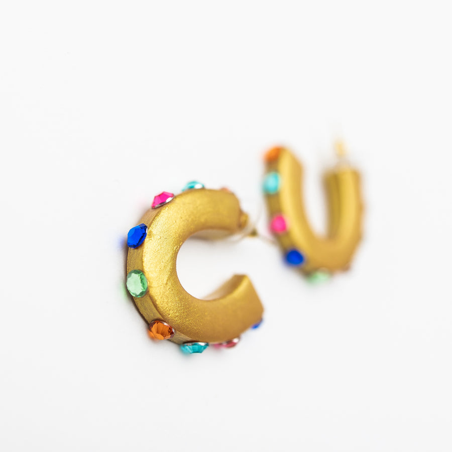 Multicolored Hoops (sm)