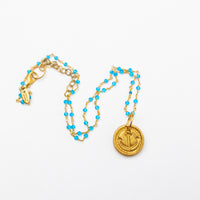 Turquoise Chain with Anchor