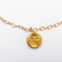 Gold Figure 8 Chain with Pineapple